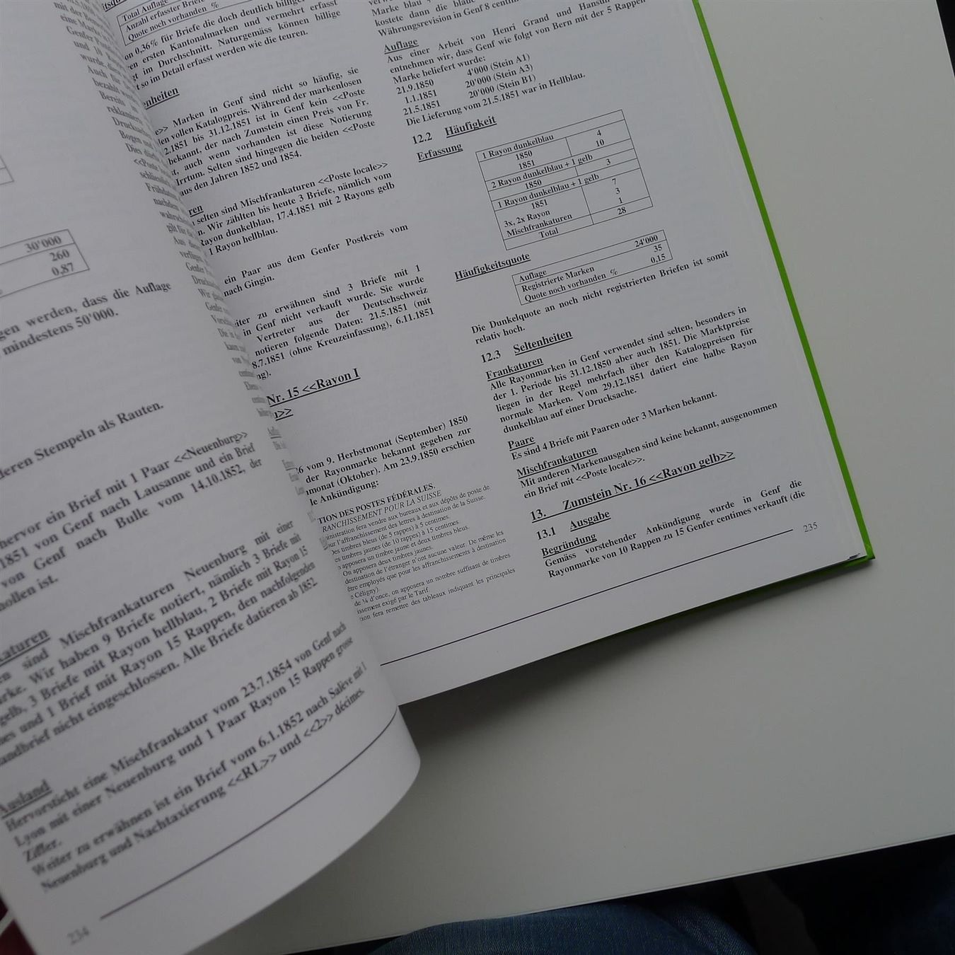 Tutti i francobolli: Postgeschichte von Genf, Richard Schäfer – Usato da Ebikon venduto da SilvioFreund 5