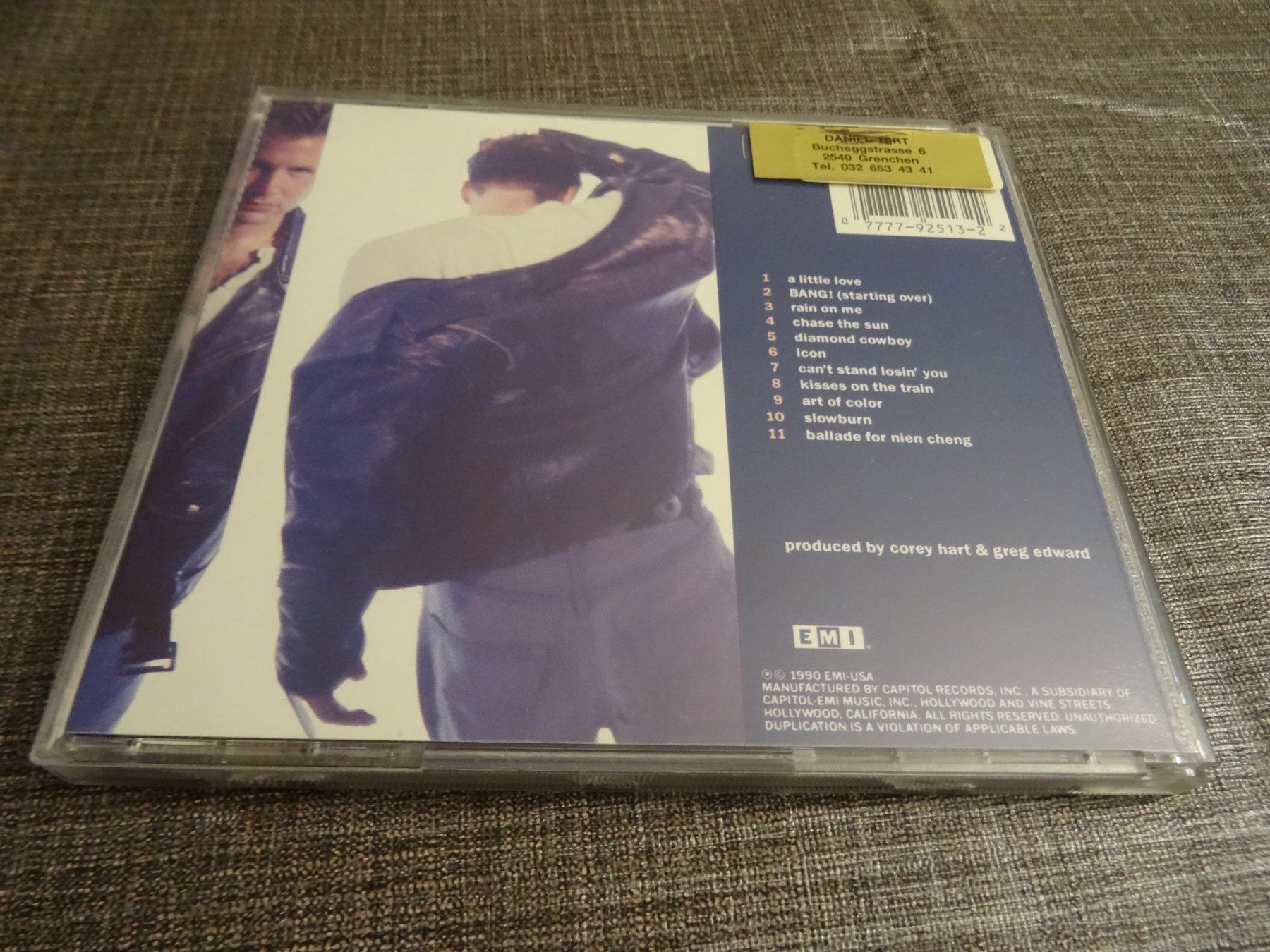 CD: Corey Hart Bang! CD – Usato da Olten venduto da Disc-Ausverkauf 1
