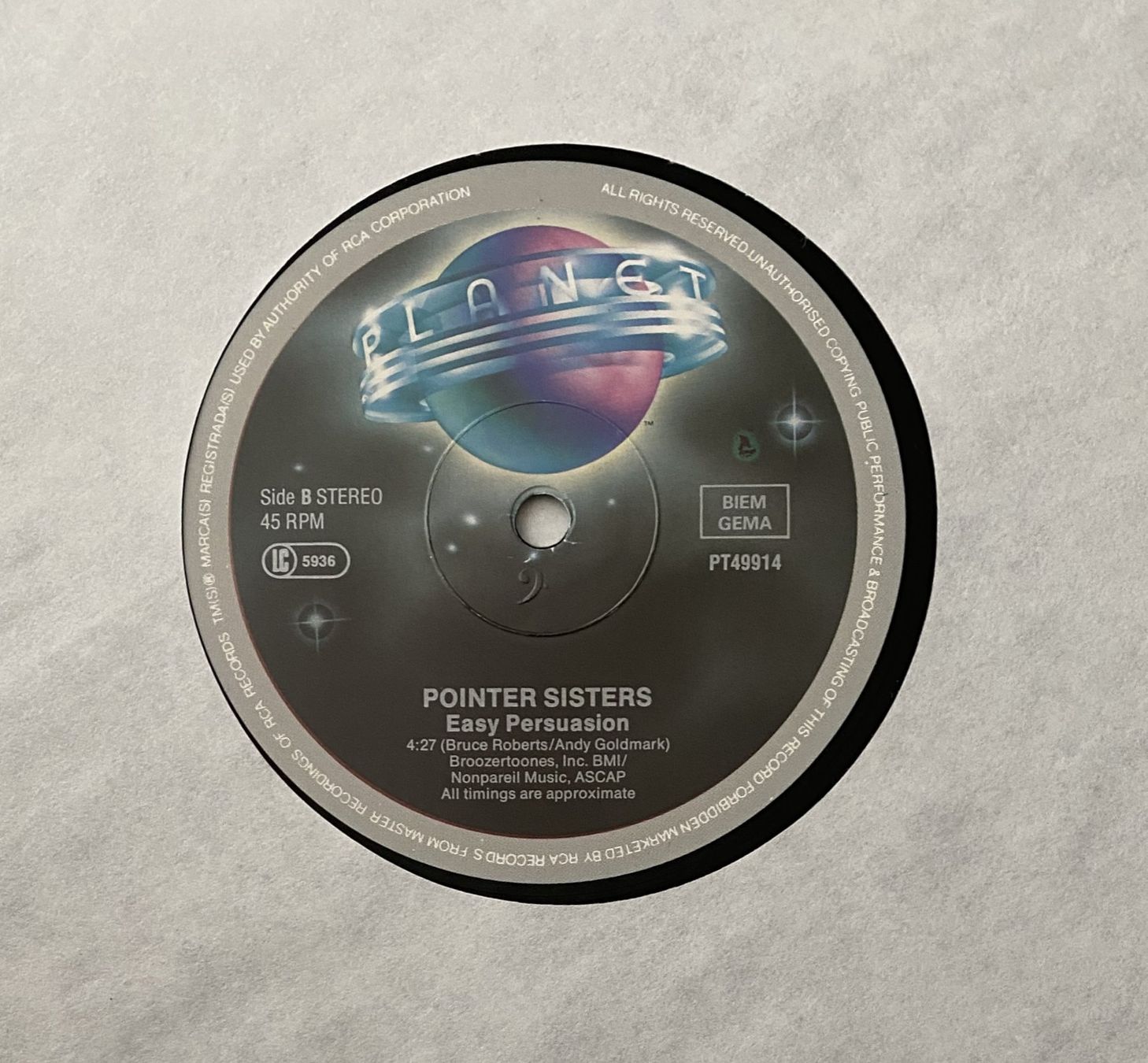 Vinyles: Pointer Sisters, Freedom – D'occasion à Flums par Empe1 3
