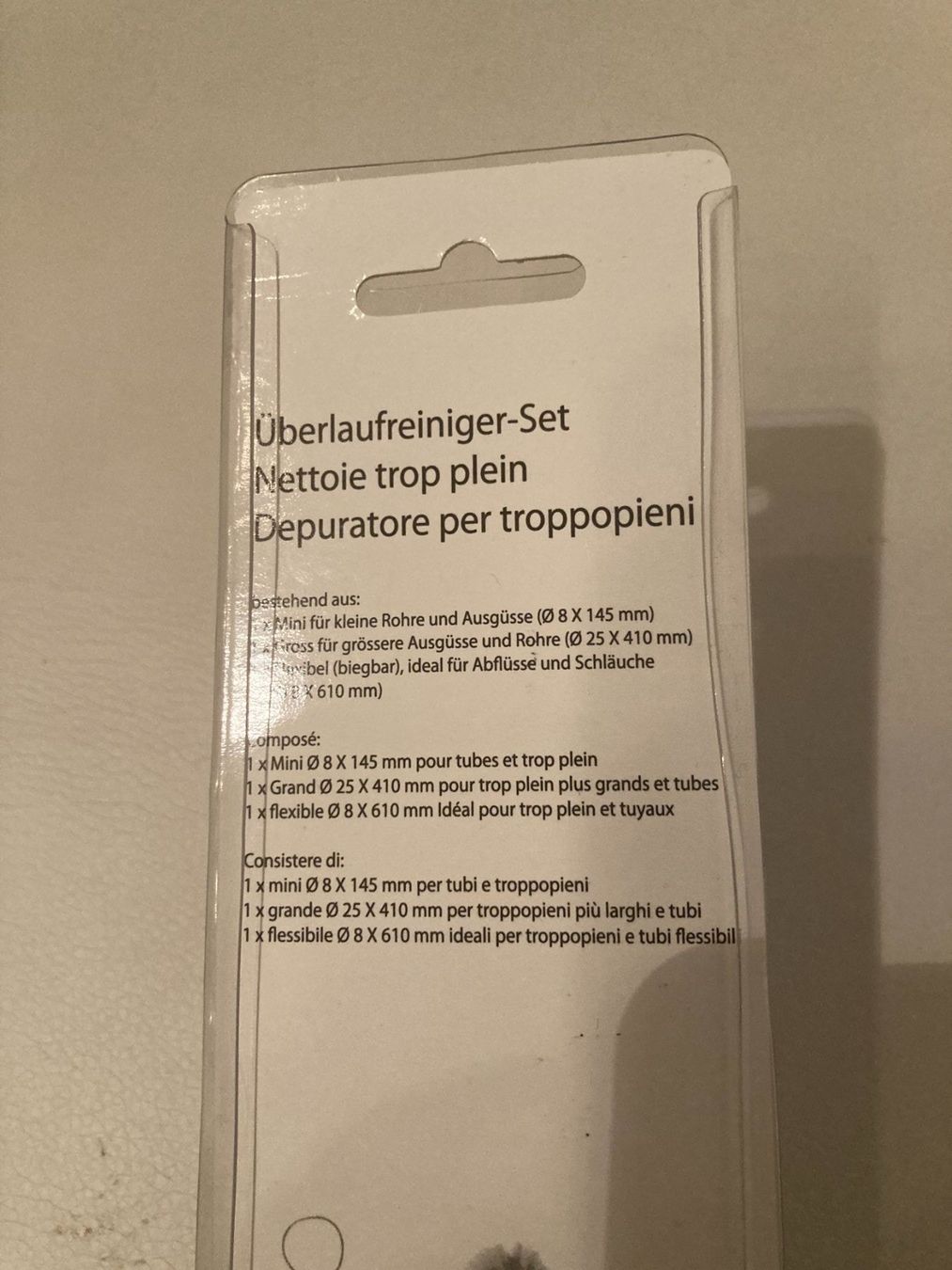 Tutti gli attrezzi: Überlaufreiniger-Set(Nr.4) – Nuovo e nell'imballaggio originale da Wallisellen venduto da ASZT 4