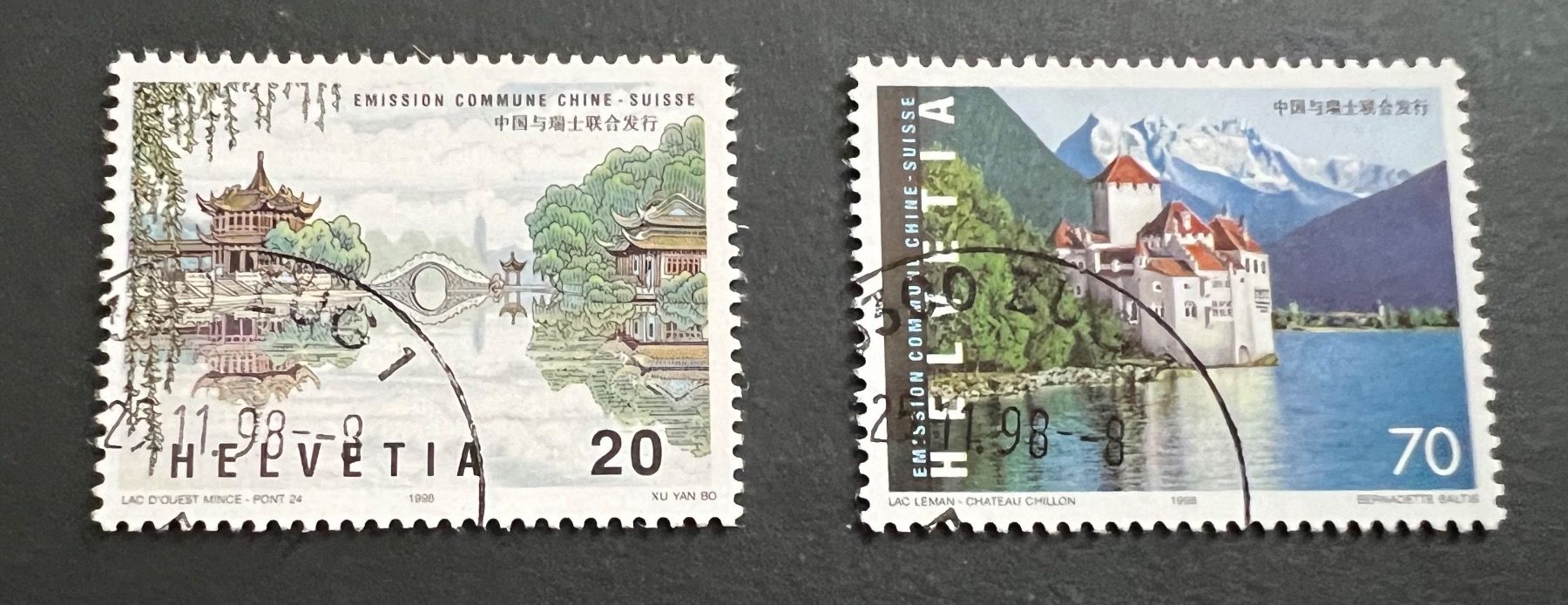 Tutti i francobolli: CH-Marken gestempelt 1998 – Nuovo (secondo la descrizione) da Hünenberg See venduto da wer_5286