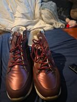 Damen Stiefel bordeauxrot Grösse 40 gefüttert mit Reissve...