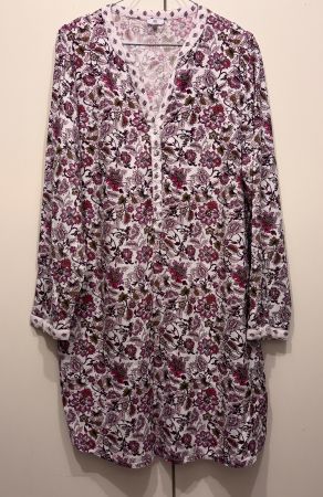 Jolie robe tunique, imprimé floral, taille 40CH-42FR