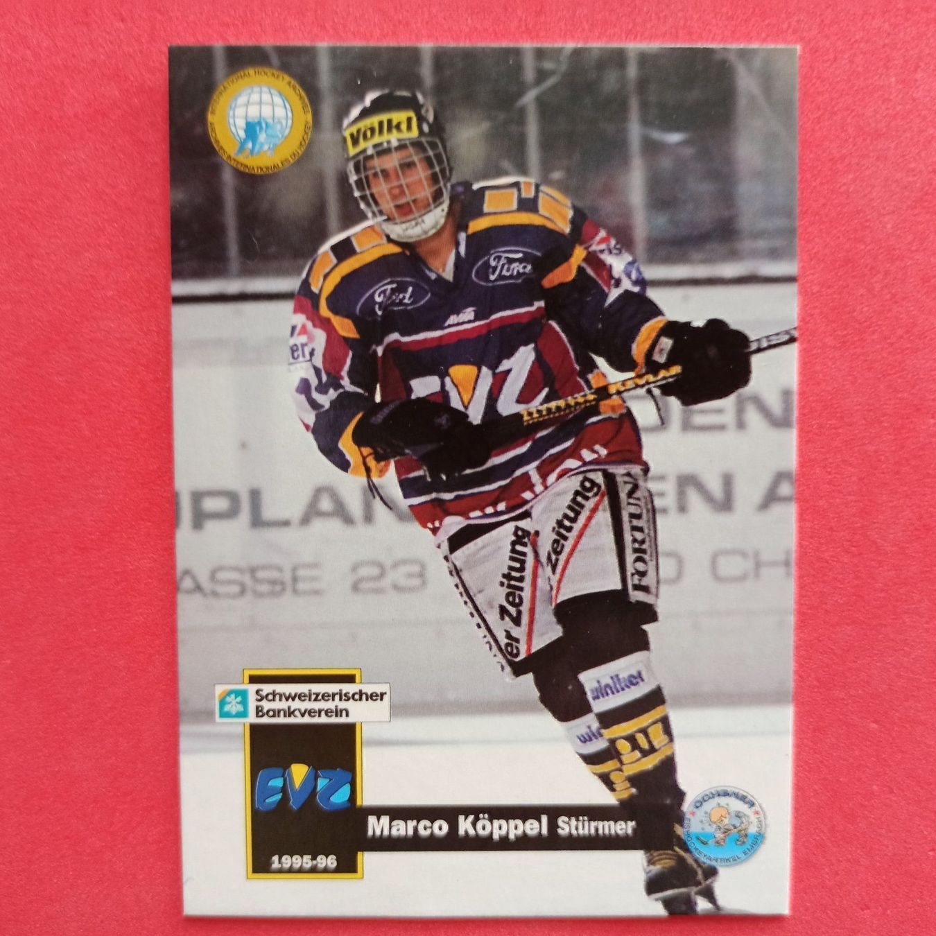 Sammelbilder & Trading cards: Marco Köppel - EVZ CARD - 1995/96 – Gebraucht aus Dübendorf von kb86_MOVIE