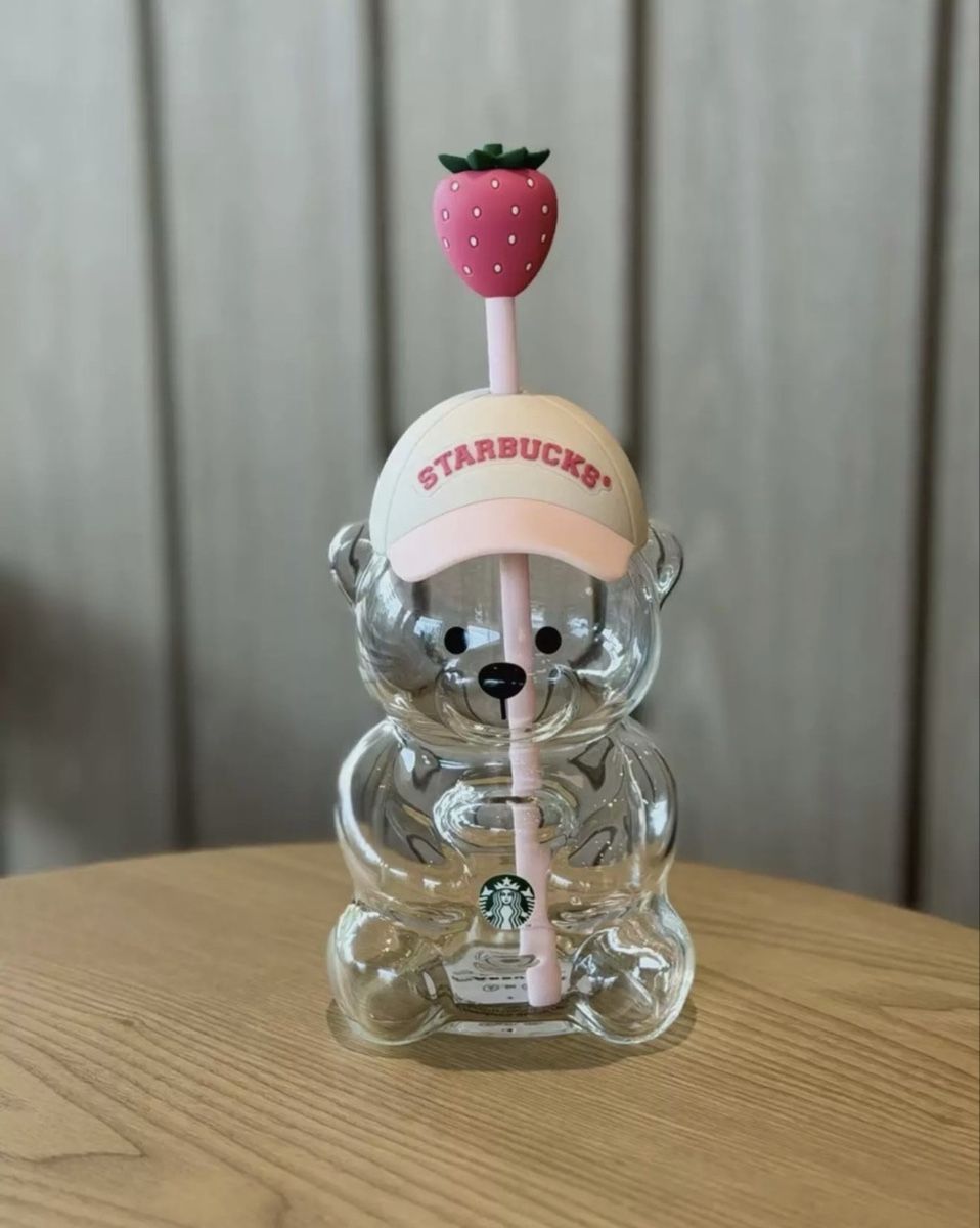 Starbucks Tazze: Starbucks Summer 26 Glass Cup Bearista Teddybär OVP 20oz – Nuovo e nell'imballaggio originale da Emmenbrücke venduto da patric1a 1