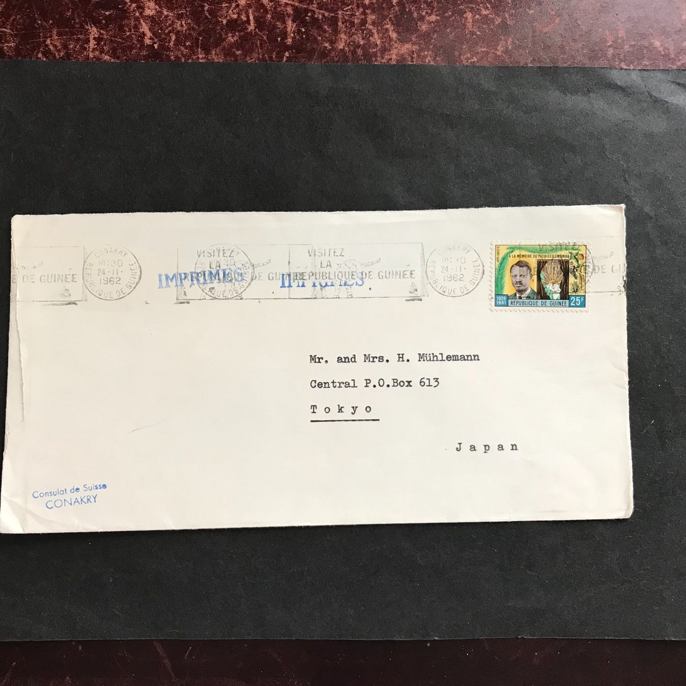Tutti i francobolli: GUINEA, Brief – Usato da Uitikon Waldegg venduto da Gooddeal05