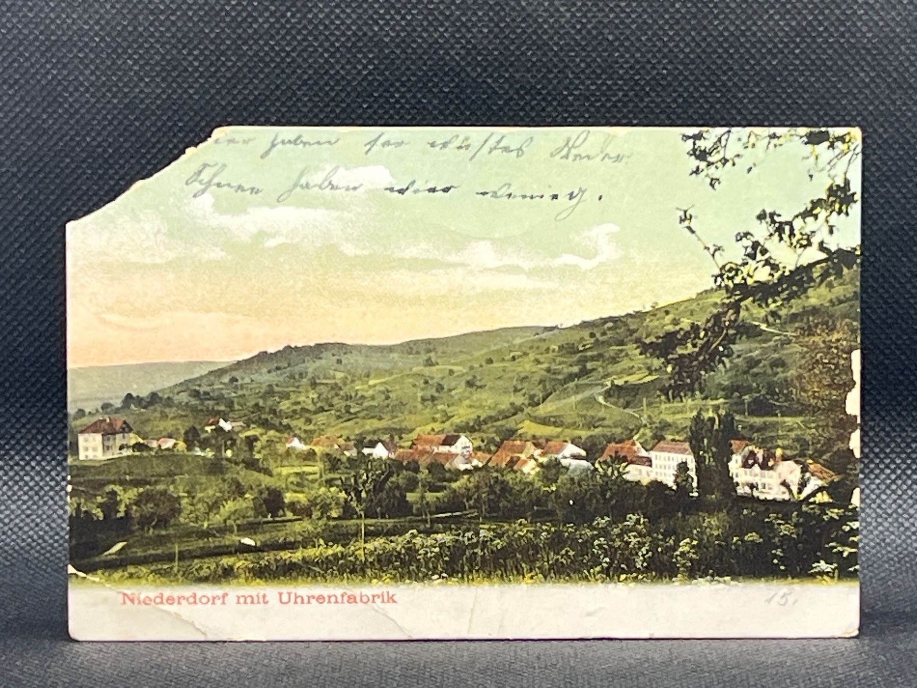 Cartes postales: Niederdorf mit Uhrenfabrik – D'occasion à Widnau par Brusi9