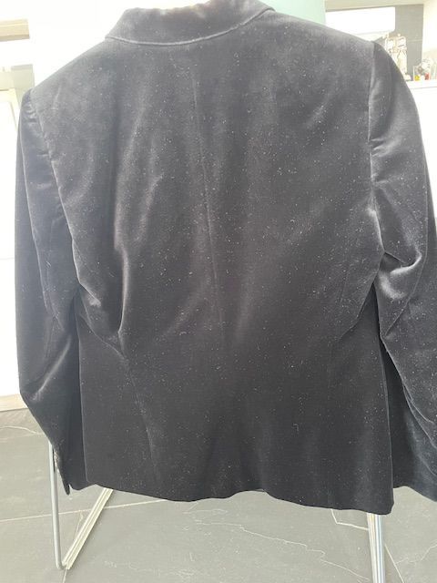 Massimo Dutti Giacche: Massimo Dutti Samt-Blazer, Schwarz, Grösse 36, Top Zustand – Nuovo (secondo la descrizione) da Coldrerio venduto da Theres2004 5