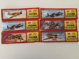 Flugzeug Modellbausatz Flying Gliders 6 Stück neu
