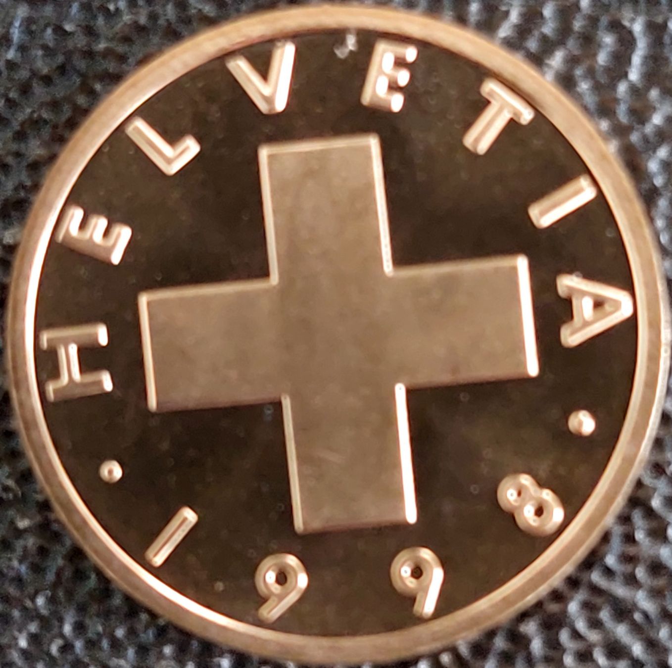 Alle Münzen: 1 Rappen 1998 stgl. / aus Münzsatz – Neu (gemäss Beschreibung) aus Arch von coinsandmore
