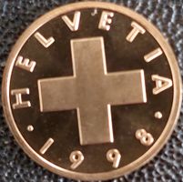 1 Rappen 1998 stgl. / aus Münzsatz