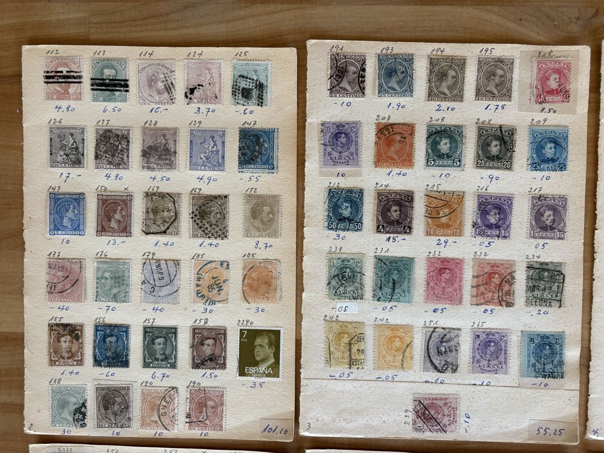 Tutti i francobolli: Briefmarken aus Spanien Sammlung – Usato da Rümlang venduto da Fledermaus16 1