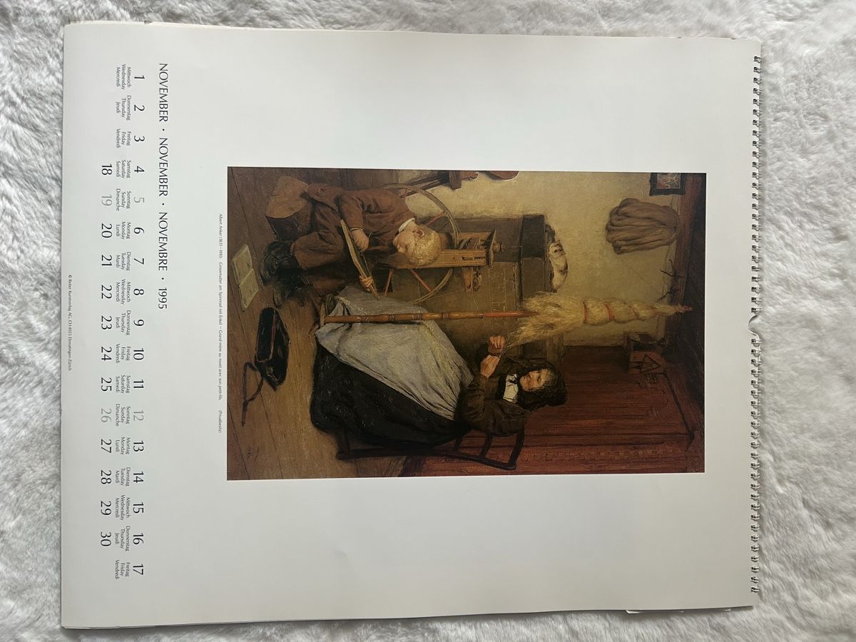 Calendari: 2 ANKER Kalender 1995 gebrauchter Zustand – Usato da Kandersteg venduto da selenat 3