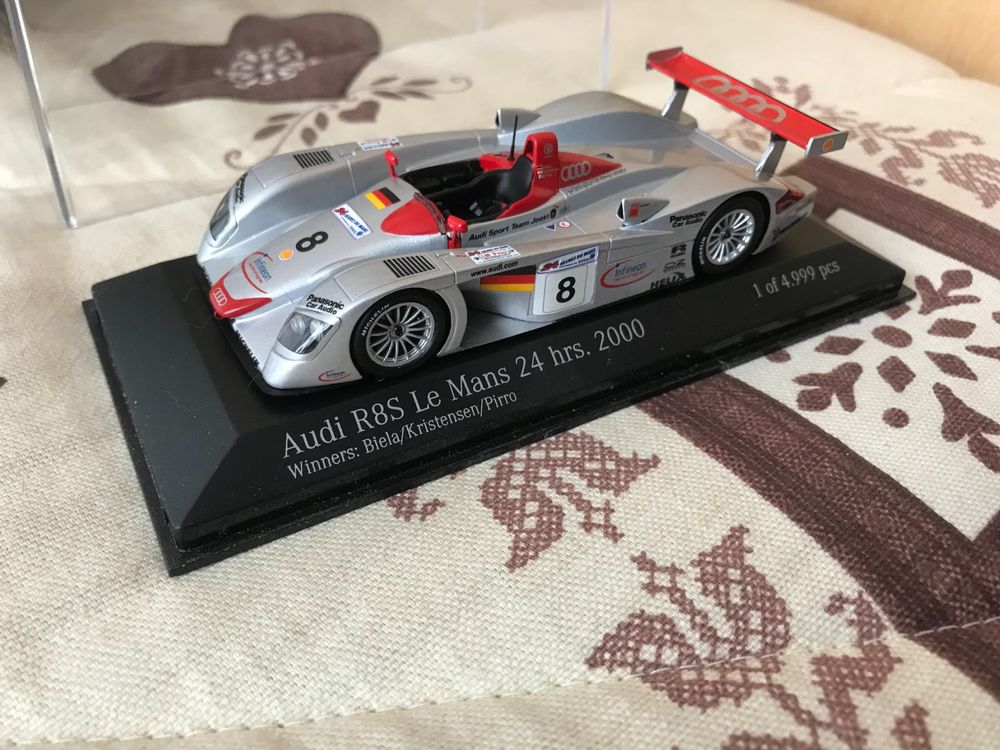 AUDI R8S LE MANS 24 HRS.2000 - 1 of 4999 - MINICHAMPS 1:43 (Neu und ...
