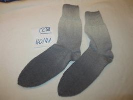 Handgestr.Wollsocken  Gr.40/41   ( 238 )