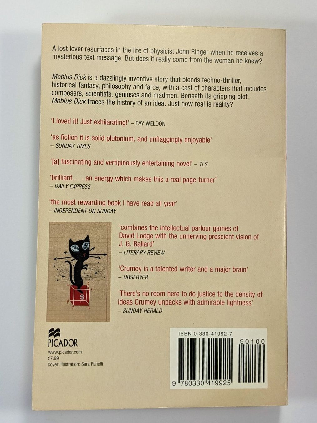 Libri: Mobius Dick by Andrew Crumey – Nuovo e nell'imballaggio originale da Meilen venduto da GypsyCat 1