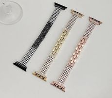 Zirkon Strass Armband für Apple Watch 5 6 7 8 9 10