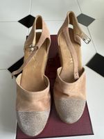 Rosa Espadrilles Sandalen mit Keilabsatz, Grösse 37, Unisa