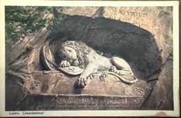 LUZERN - Löwendenkmal - Ansichtskarte