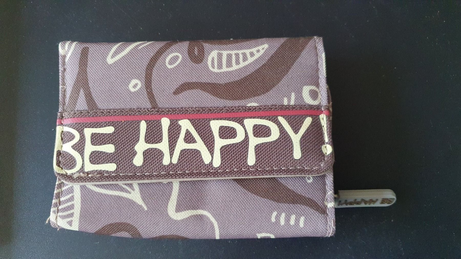 Portamonete: Portemonnaie "Be Happy", neu – Nuovo (secondo la descrizione) da Muttenz venduto da pixopus