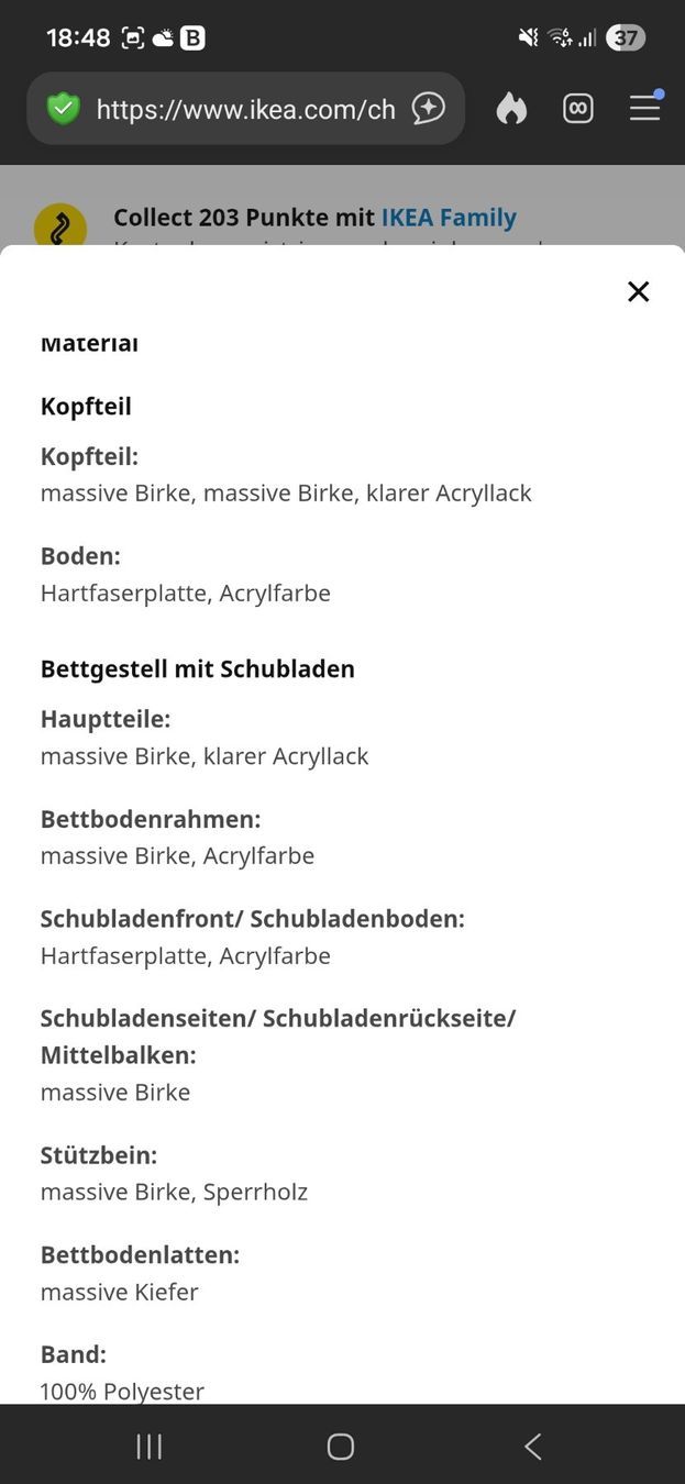 Ikea Letti: Ikea Bett zu verkaufen – Usato da Schwerzenbach venduto da dor_x6pz 2