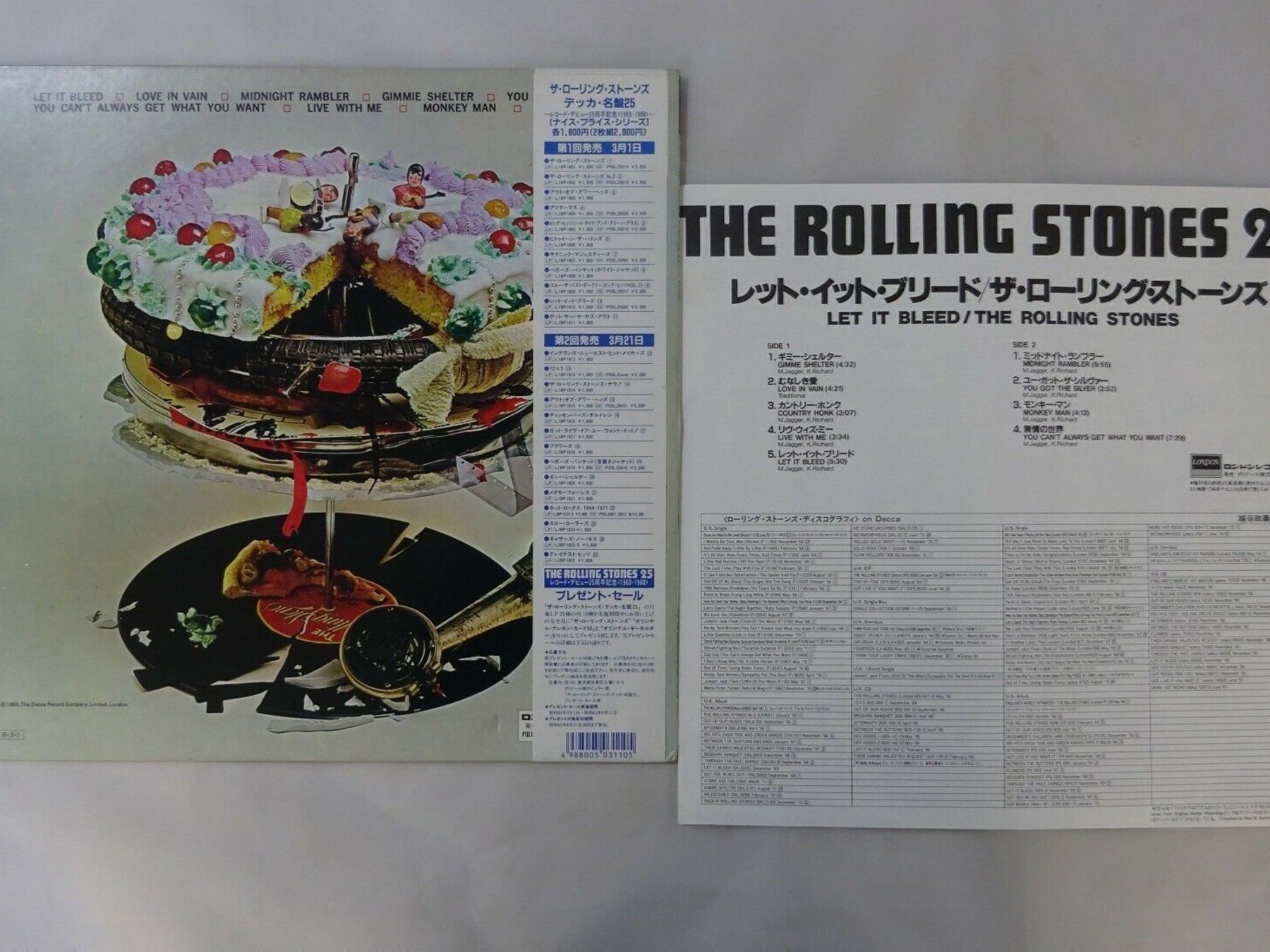 Dischi in vinile: ROLLING STONES let it bleed L18P 1810 LP – Usato da founex venduto da cetrarese01 1