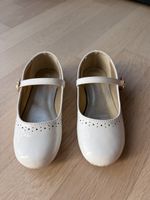 Mädchen Ballerinas weiss Grösse 28 gebraucht