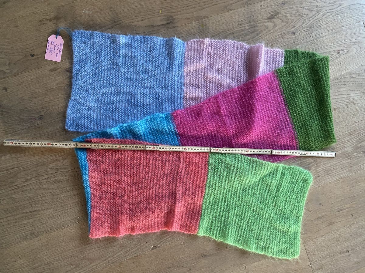 Foulards, Tücher & Schals: Handgestrickter Schal - Mohair/Seide – Neu und originalverpackt aus Dübendorf von Montclair 2