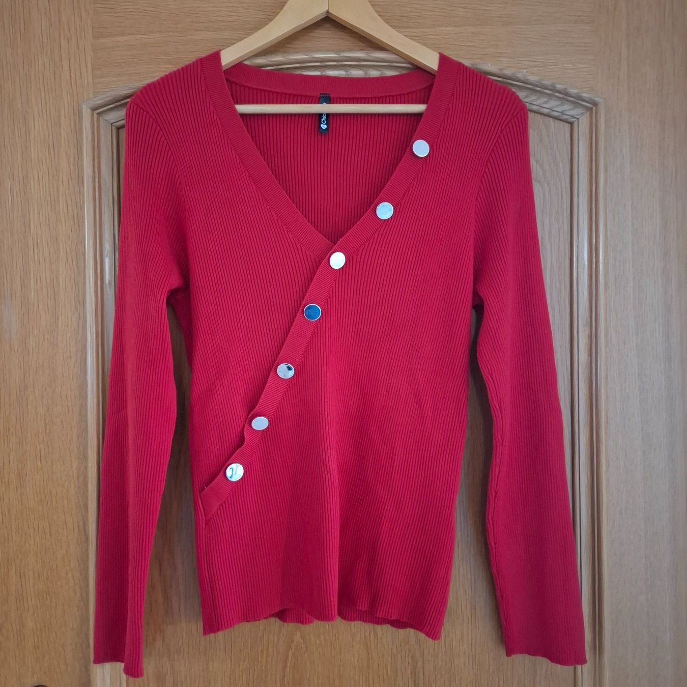 Maglioni & Felpe: Damen Pulli, rot, Gr. L – Usato da Sisseln AG venduto da Tropea4334