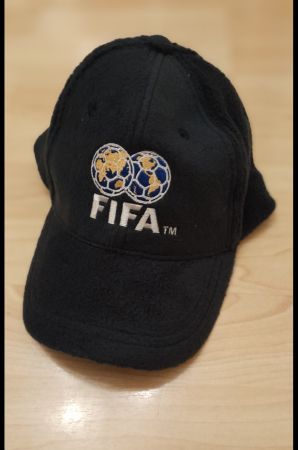 Blaue FIFA Cap / Kappe - WM Fussball Rarität, neu!