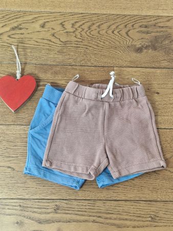 Kinder Shorts Set 2 Stück blau/braun C&A Gr 86 neuwertig