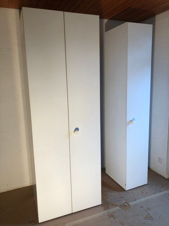 Zwei zusammenschraubbare gebrauchte Kleiderschränke Kaufen auf Ricardo
