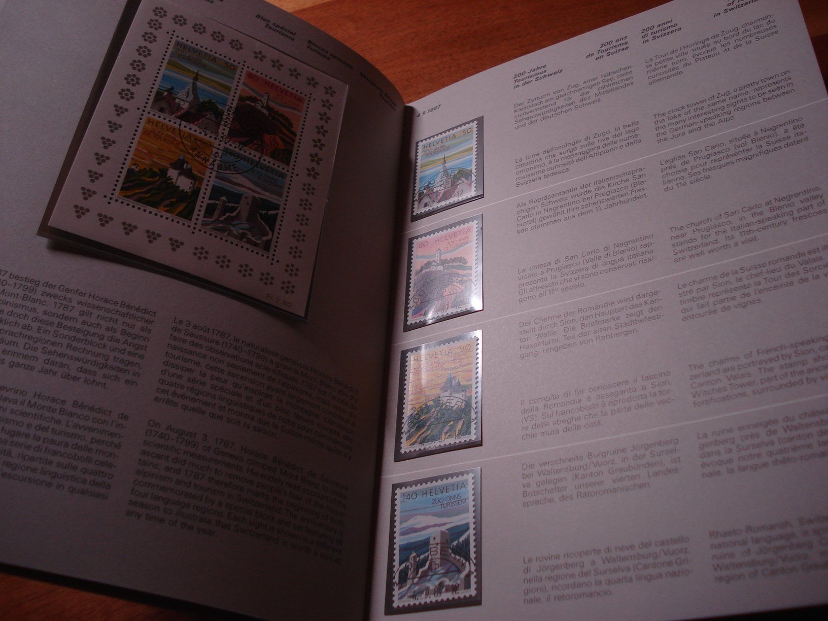 Tutti i francobolli: Jahrbuch Schweiz 1987, ET-o – Usato da Niederwil AG venduto da morostahu 4