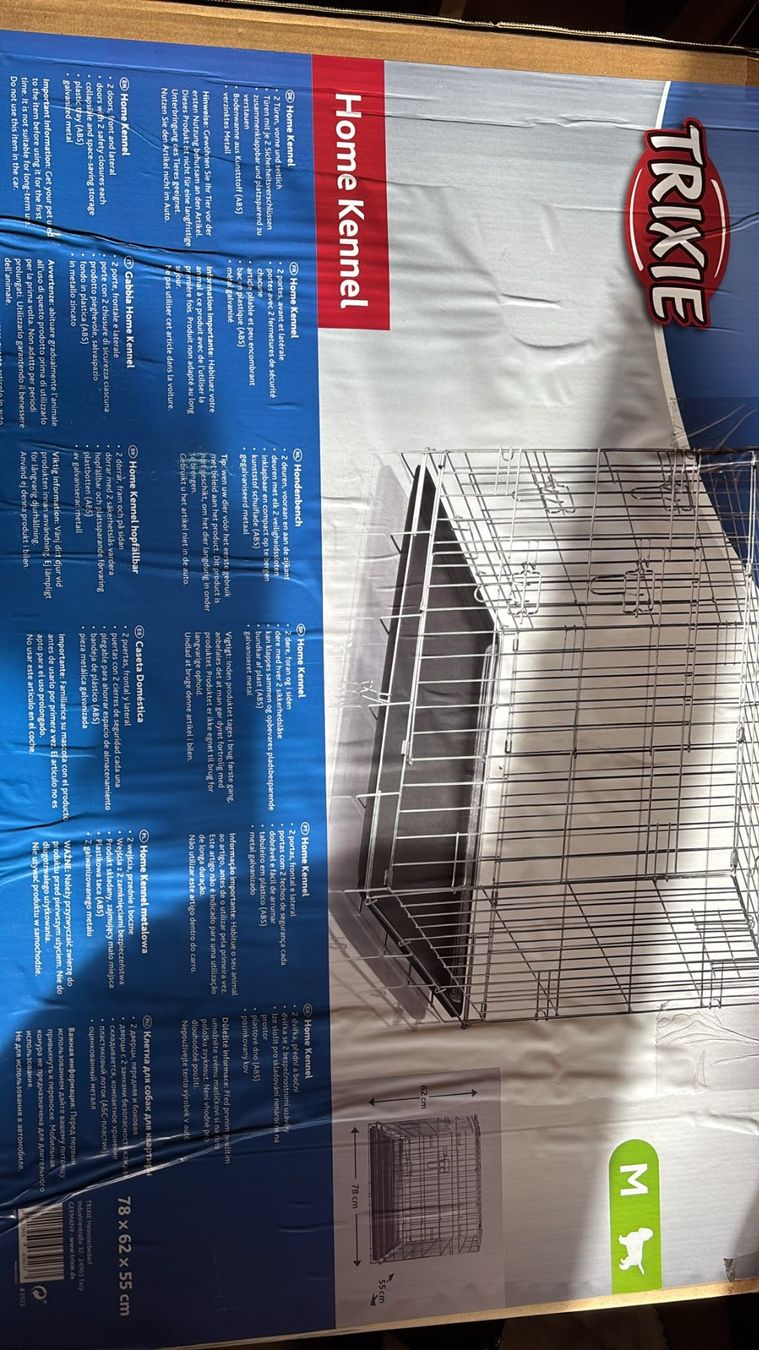 Trixie Gabbie, trasporto & Sicurezza: Trixie, Gitterbox ,Home Kennel, neu, M – Nuovo e nell'imballaggio originale da Langwiesen venduto da kel_hf7j