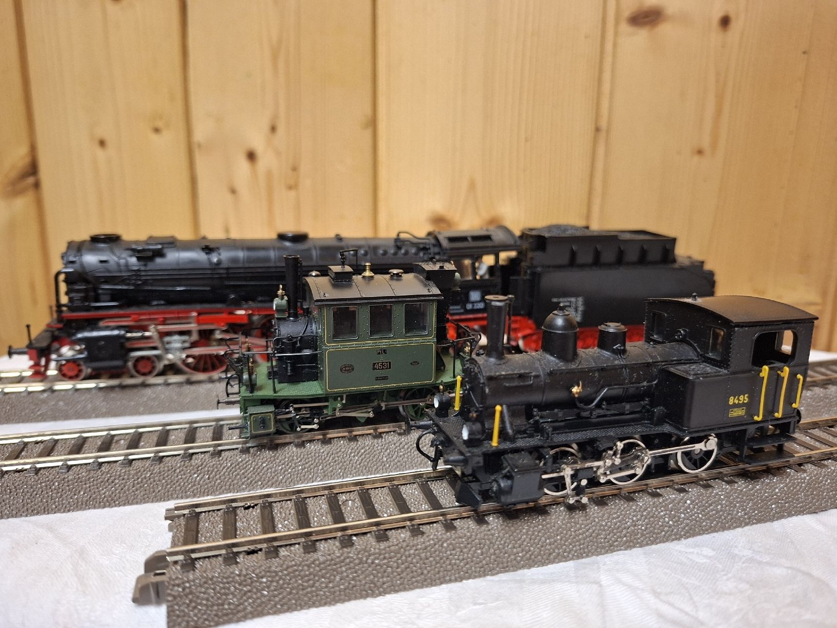Trains électriques: Dampflok-Set, Glaskasten, Tigerli, BR 01 – D'occasion à Wädenswil par mape40
