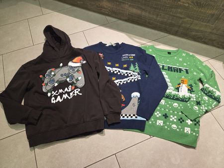 Xmas 🎄 Gamer & Minecraft Pullover Gr. 158/164 🎮