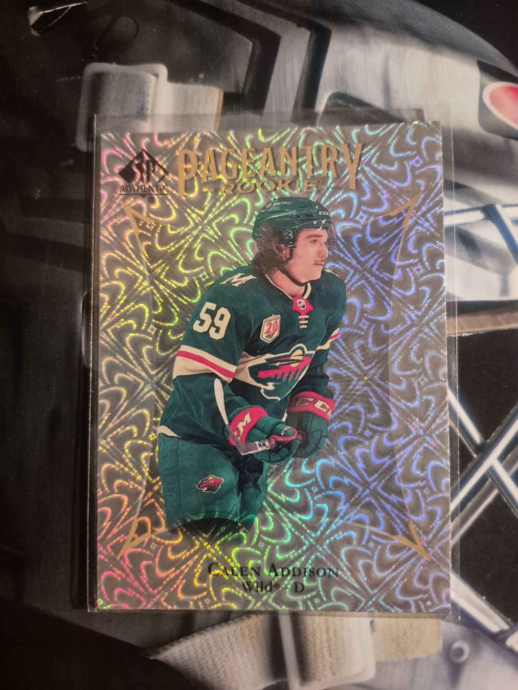 NHL Carte collezionabili: NHL Calen Addison Minnesota Wild – Usato da Treiten venduto da Sauber73