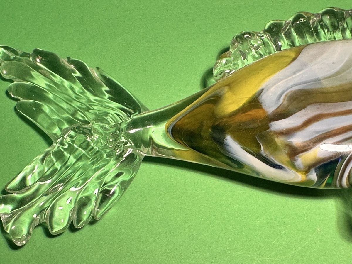 Murano Bicchieri: Schöner Muranoglas Fisch Dekofisch – Usato da Zürich venduto da marusapulmi 2