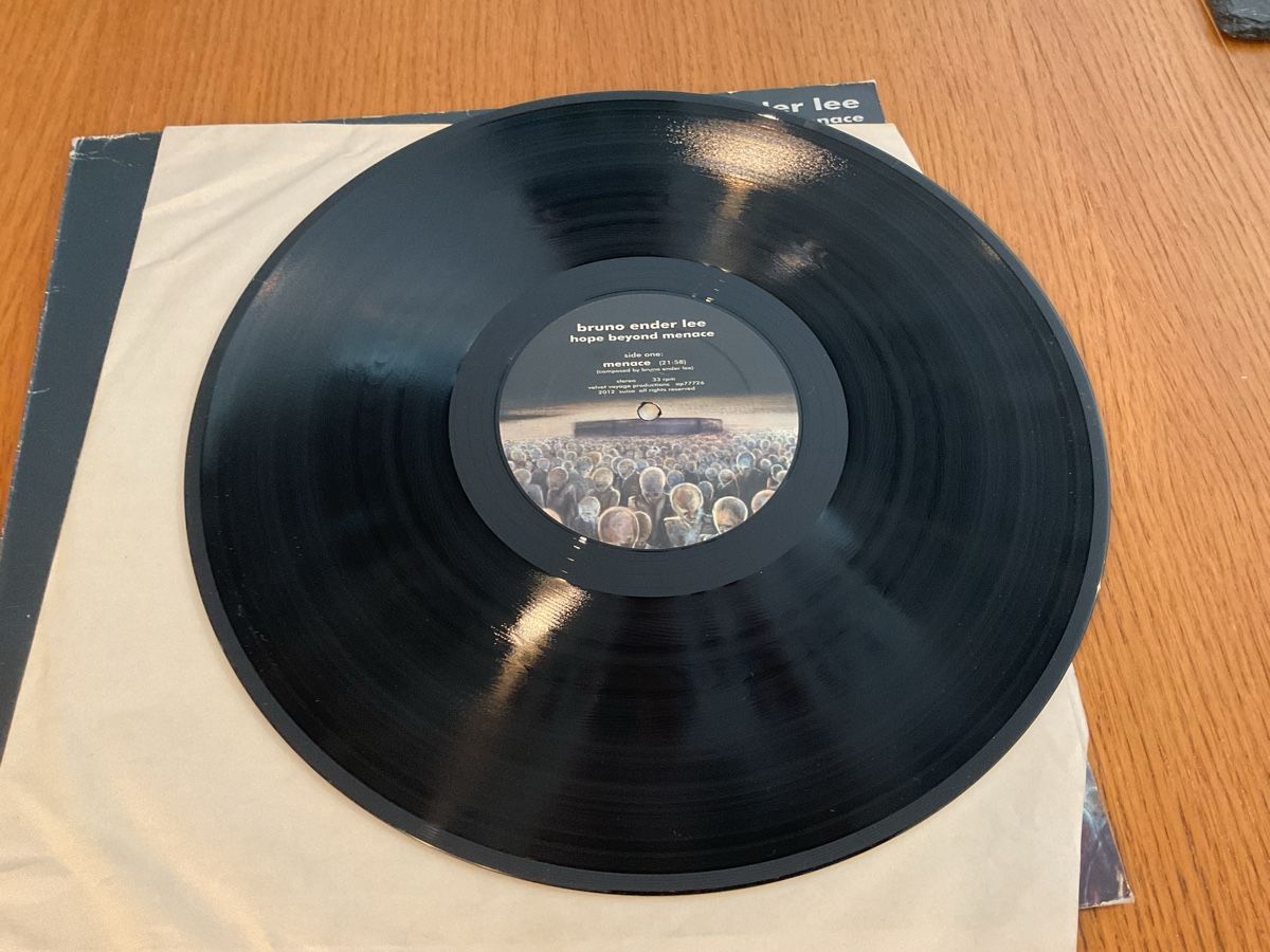 Dischi in vinile: Vinyl LP Bruno Ender Lee - Hope Beyond Menace  – Usato da Steinach venduto da Quarkie 2