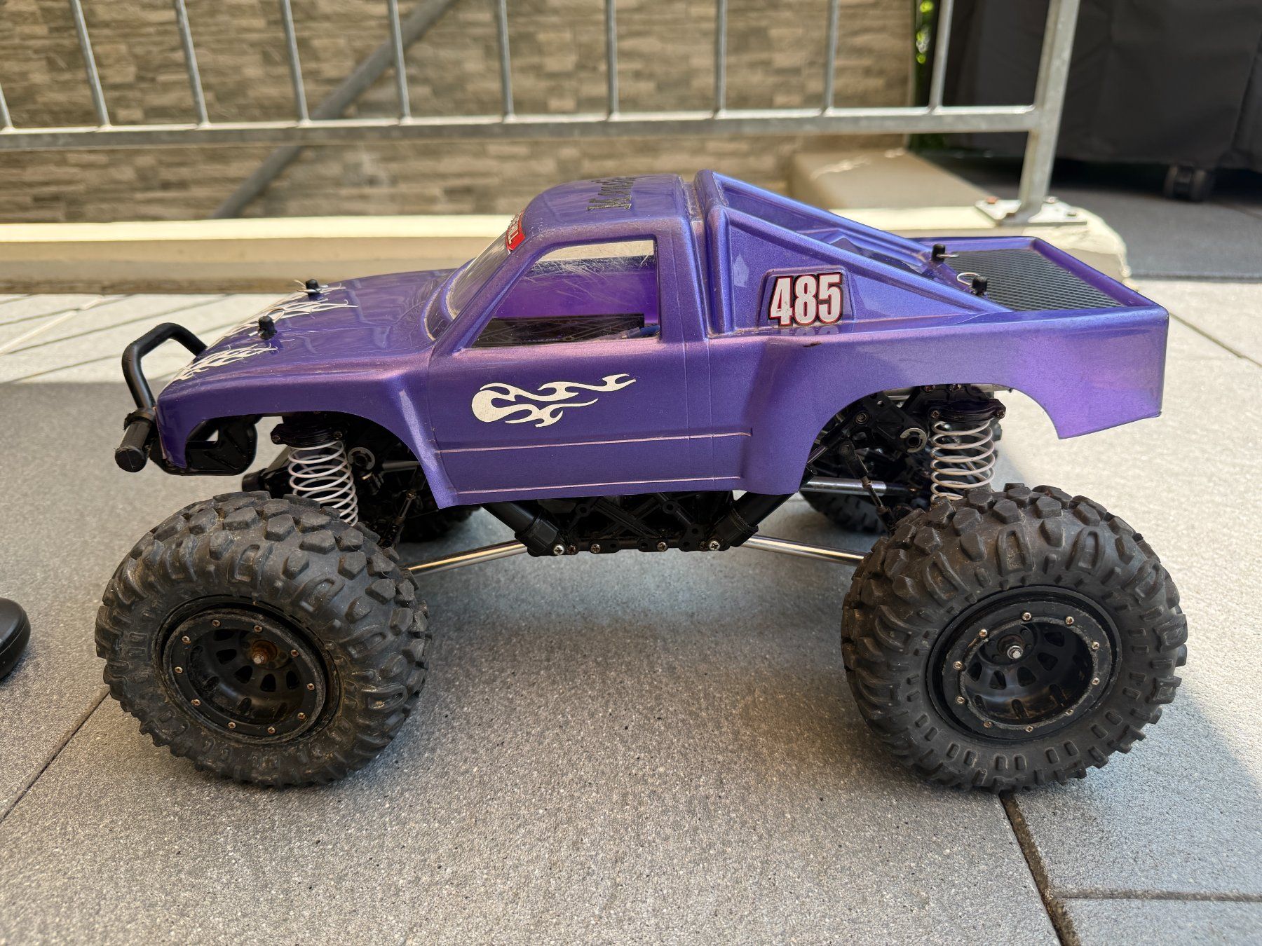 Tamiya Modellismo RC: Tamiya Rock Socker RC Monstertruck – Usato da Reinach BL venduto da Wyssli7