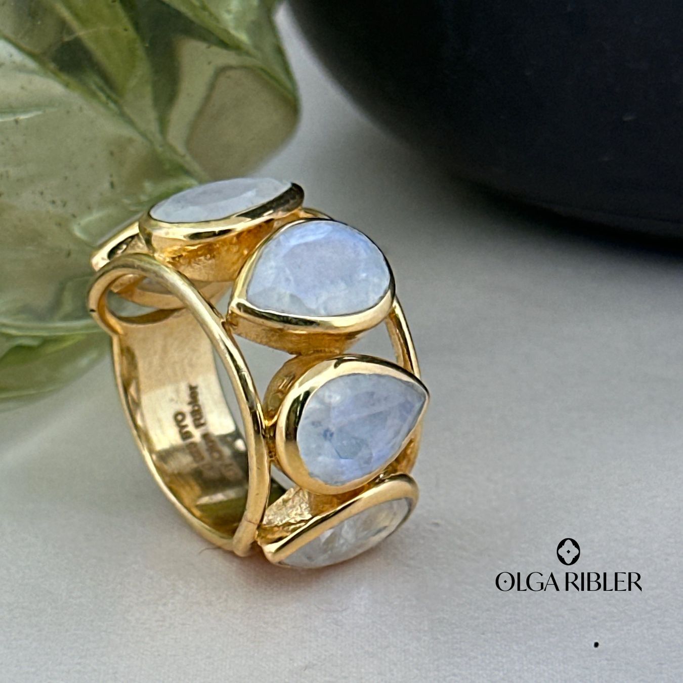 Olga Ribler Anelli: Mondstein Ring – Sterling Silber Grösse 55 – Nuovo (secondo la descrizione) da Luzern venduto da byolgaribleroutlet 5