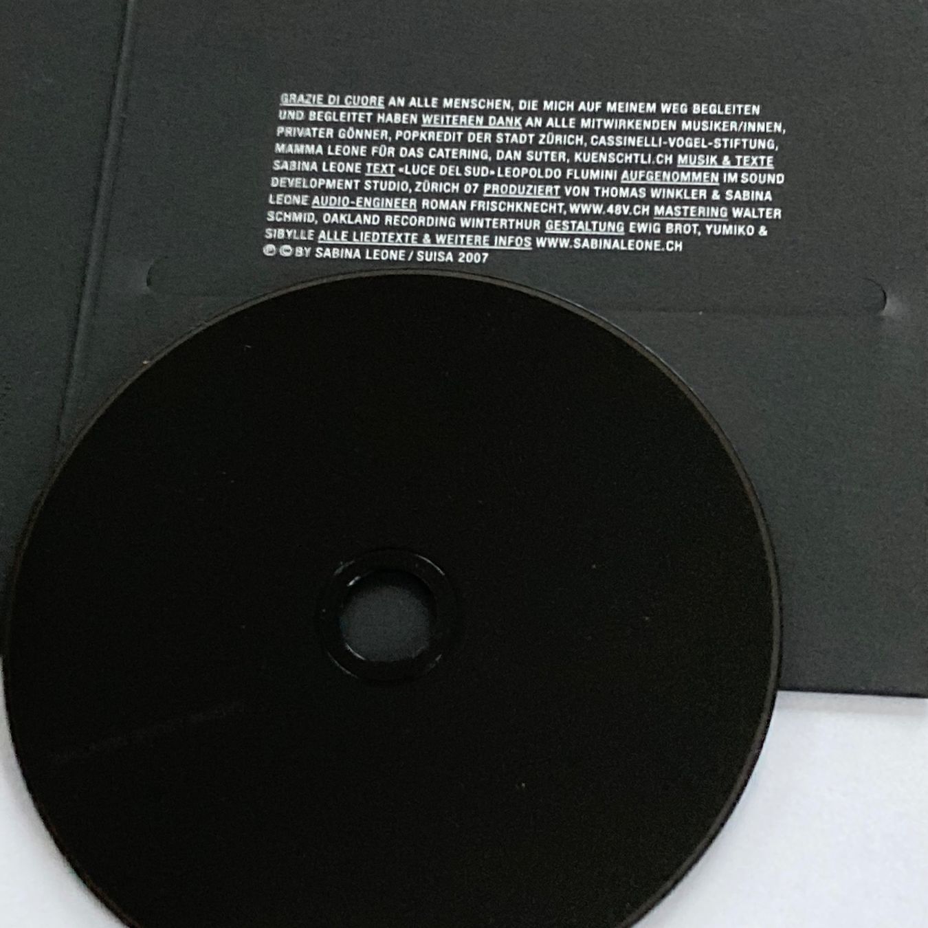 CDs: Sabina Leone - Mancare | Wemean – Gebraucht aus Bern von Ntsamina 3