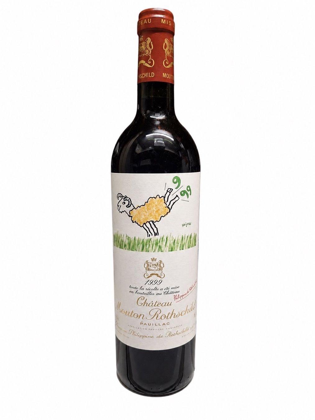 Mouton Rothschild Vino: Château Mouton Rothschild 1999 – Nuovo (secondo la descrizione) da Martigny venduto da len_7yxn