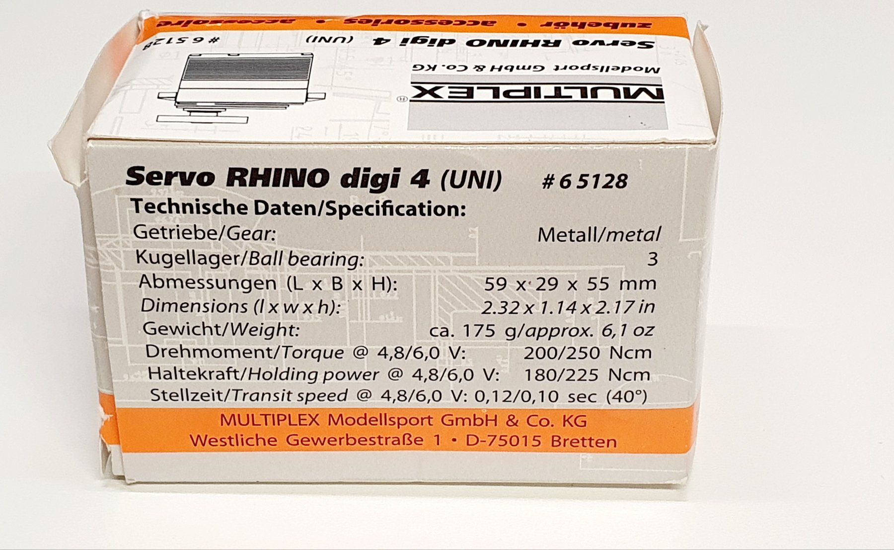 Multiplex Modellismo RC: Multiplex Rhino Digi 4 Servo – Nuovo (secondo la descrizione) da Aesch BL venduto da SPORT-RC-Model2020 1