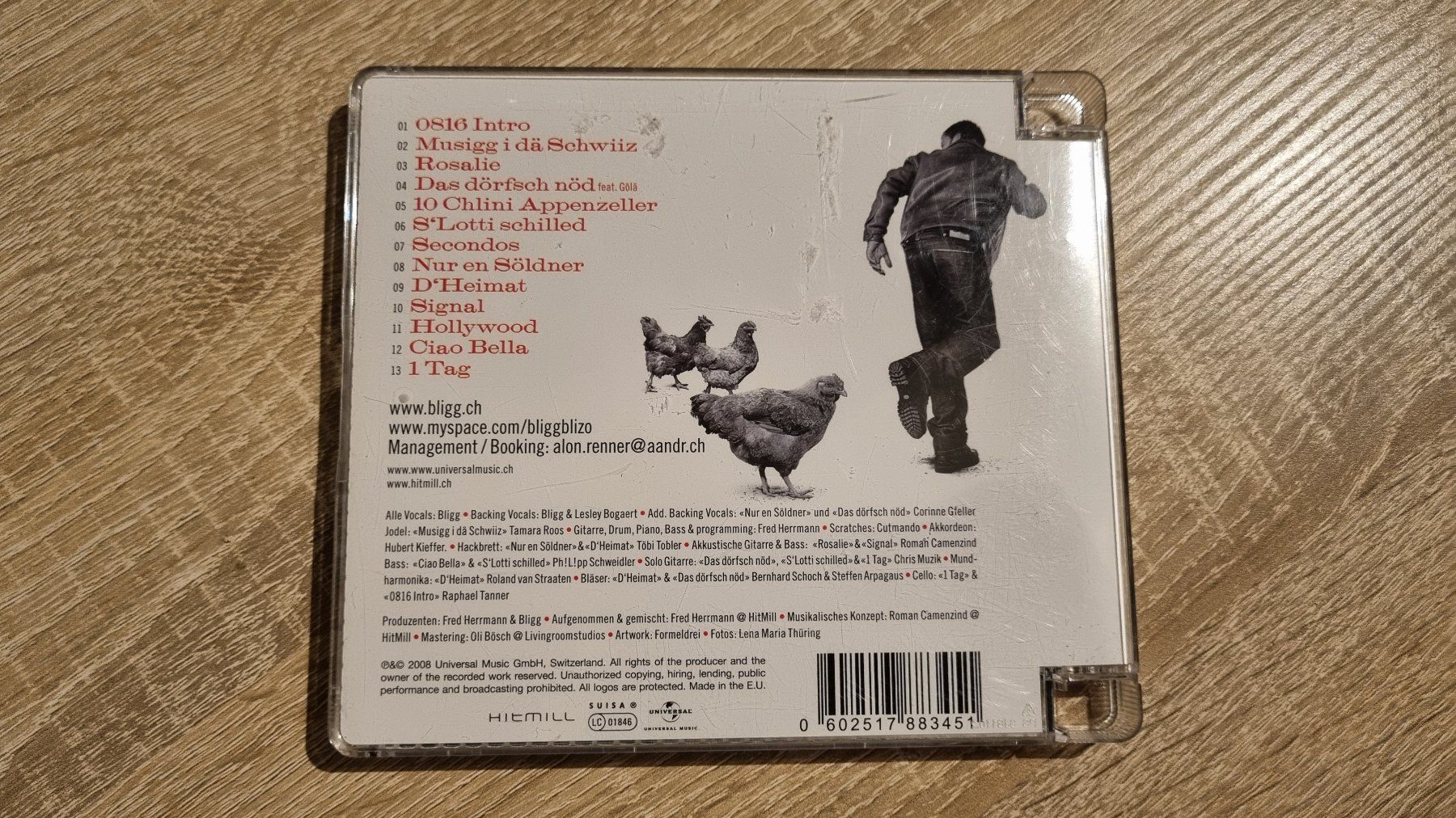 CD: Bligg - 0816 – Usato da Hagenbuch ZH venduto da lecterr55 2