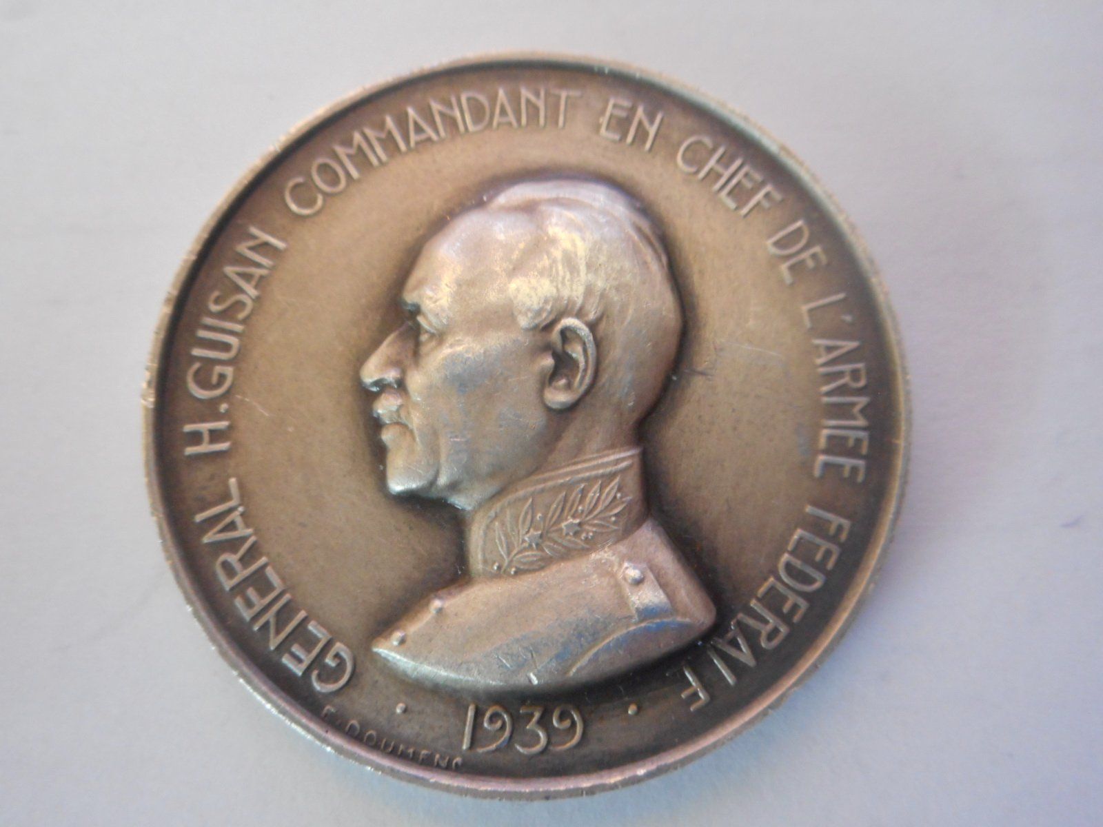 Medaglie: 1939  Medaille silber  General Guisan – Nuovo (secondo la descrizione) da Kriegstetten venduto da pizlad2010