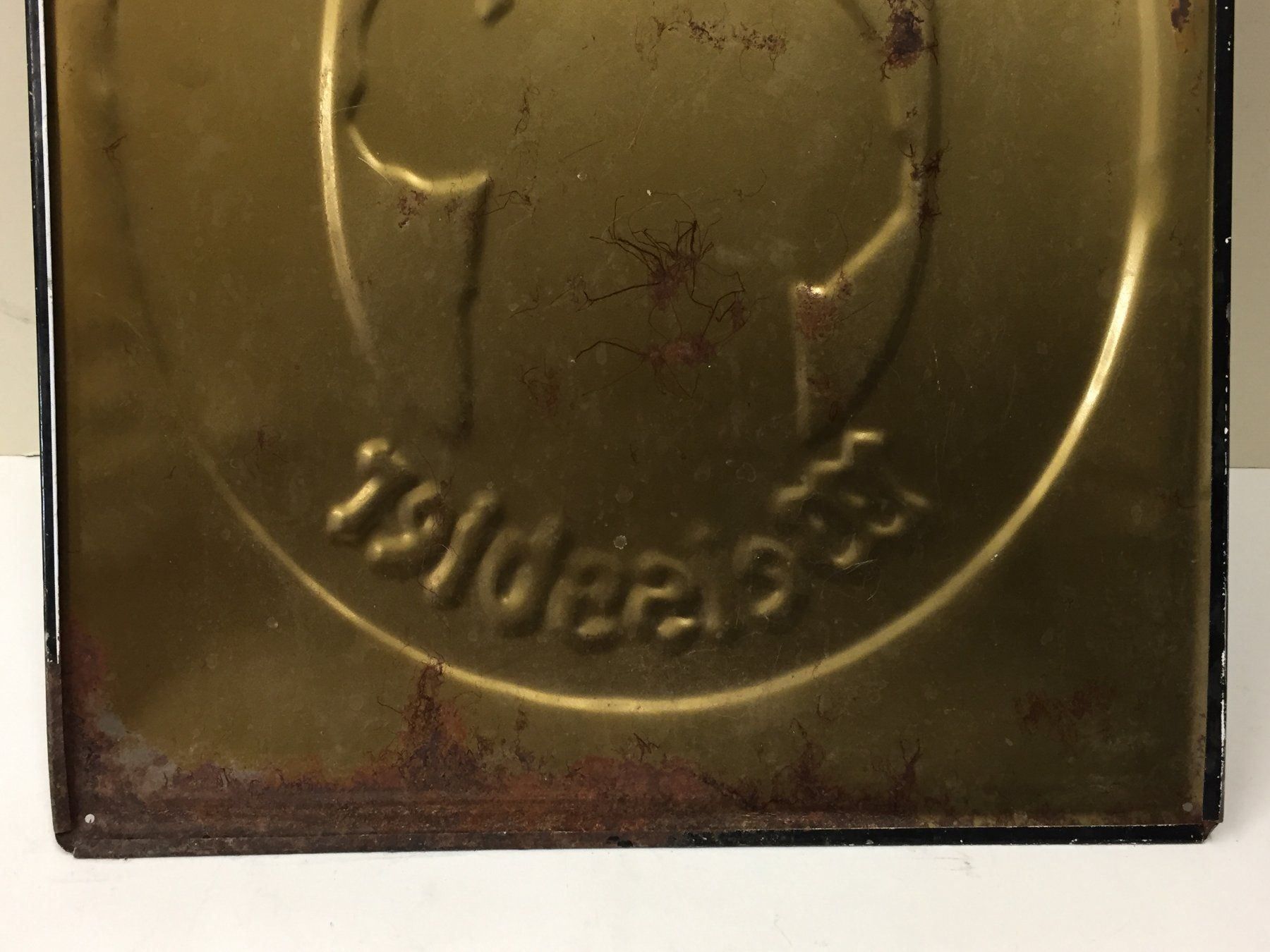 Schilder: Original VintageBlechschild Franziskaner – Gebraucht aus Schaffhausen von vintageville 9
