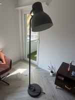 IKEA HEKTAR Stehleuchte / Stehlampe dunkelgrau-schwarz