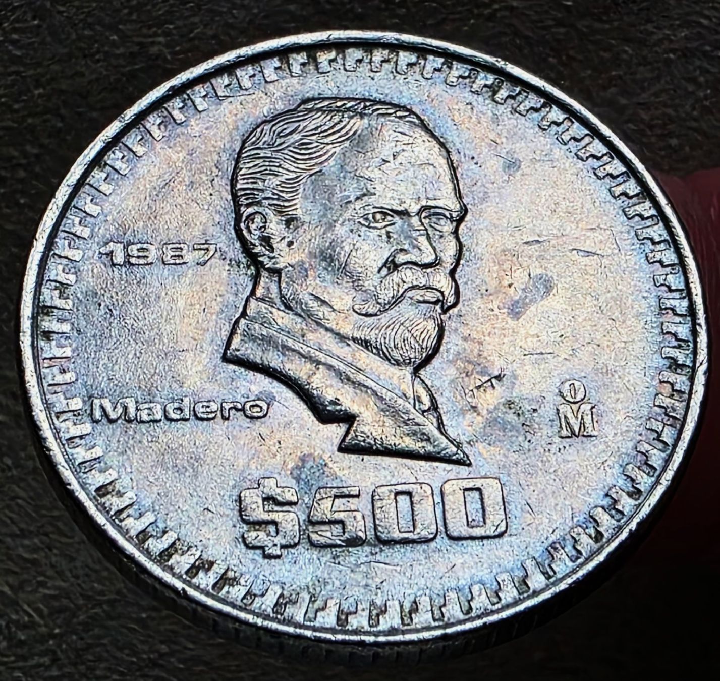 Tutti le monete: MEXICO 500 PESOS 1987 – Usato da winterthur venduto da CoinPassion