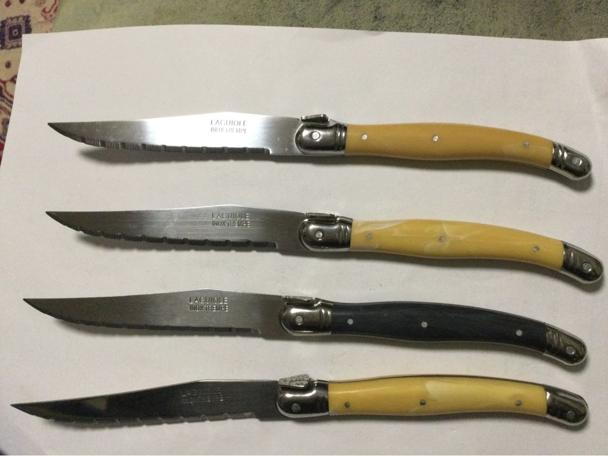 Couteaux de cuisine: 4x Steckmesser guten Zustand  – D'occasion à Basel par vat_lp8z